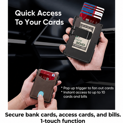 Vortanik MagVault® Minimalist Wallet - Maximum Capacity. Minimal Footprint.