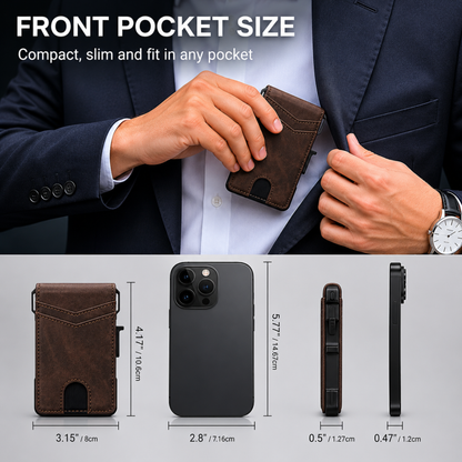 Vortanik MagVault® Minimalist Wallet - Maximum Capacity. Minimal Footprint.