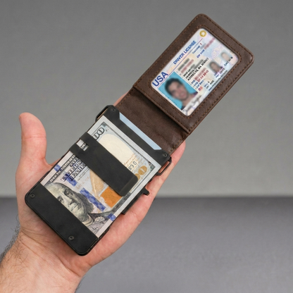Vortanik MagVault® Minimalist Wallet - Maximum Capacity. Minimal Footprint.