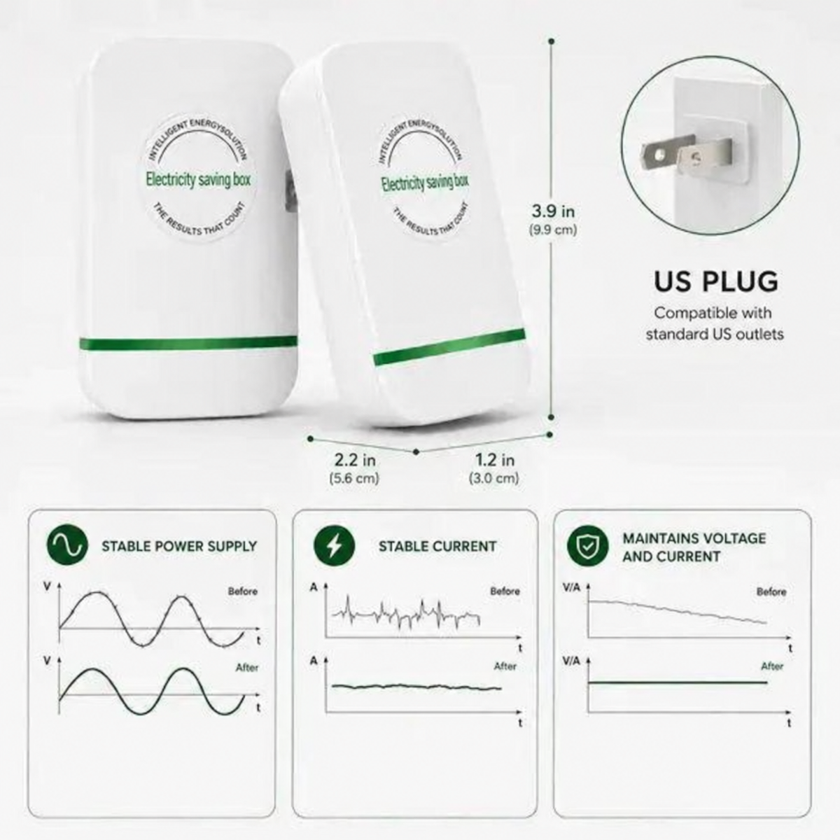 VORTANIK™ PowerBalance Pro – Plug-In Power Optimizer